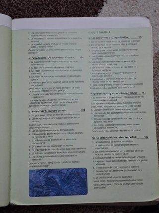 Libro de biología y geología 1ro de bachillerato