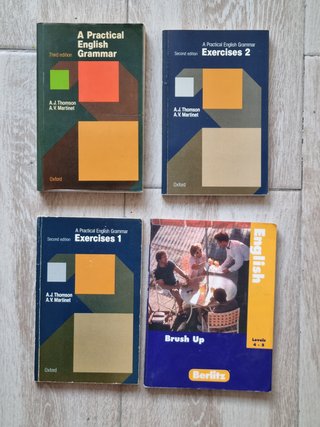 Lote 4 libros A Practical English Grammar Oxford