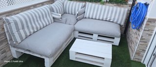 Sofá Chill Out Palets Gris Nuevo