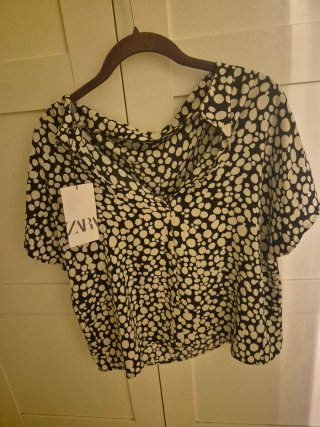 Camisa Zara Estampada Talla XL