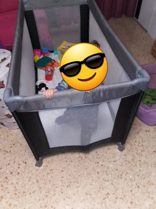 Cuna de viaje como nueva