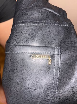 Pantalones de Piel Guess