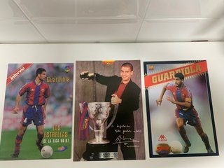 Lote Postales Guardiola Barcelona (tamaño Din A4)
