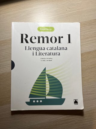 Remor 1 Batxillerat Llengua catalana 9788430754502
