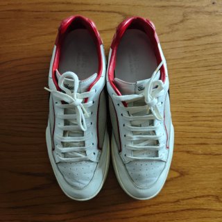 Sneakers Gucci Tennis 85 Bianche Rosse
