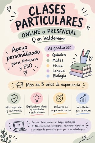 Clases particulares online / presencial