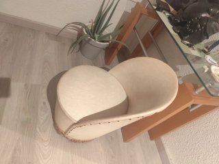 Poltrona stile Maria Antonietta Beige