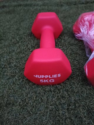 Mancuernas 5kg neopreno premium. (Par) Nuevas
