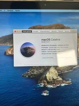 MacBook Pro 15” i7 Gris Espacial