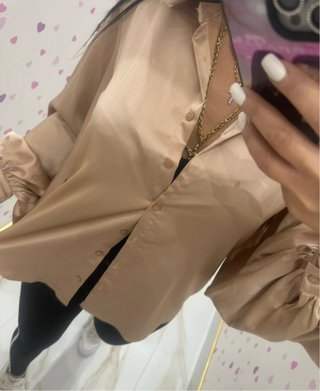 Camicia Raso Champagne tg M/L