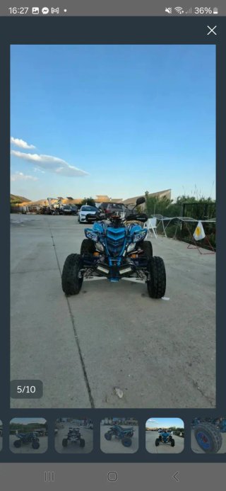 Yamaha Raptor 660R Azul