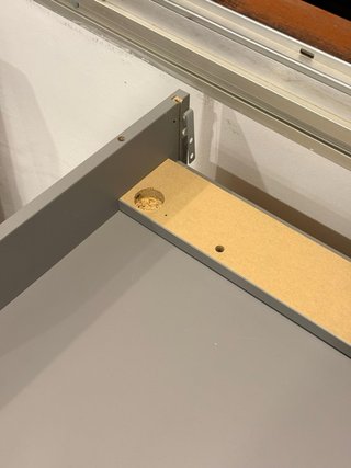 Cómoda/Cajonera gris de madera Negociable