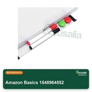 Amazon Basics pizarra blanca magnética aluminio
