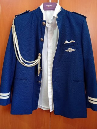 Traje comunión almirante azul