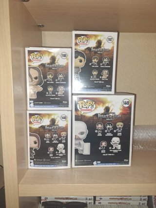 Funko Pop! Attack on Titan (4 figuras)