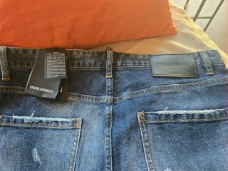 DSQUARED2 Bermuda Vaquera Ripped Talla M