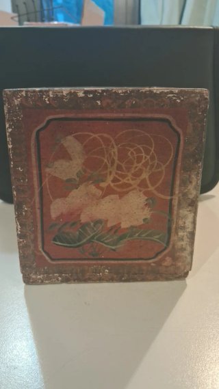 Antigua caja té Qing Baochang s.XIX