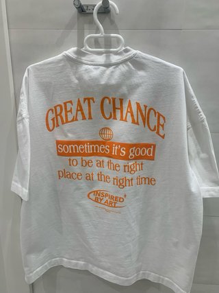 Camiseta ZARA Great Chance