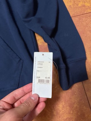 Jersey Calvin Klein Azul Media Cremallera