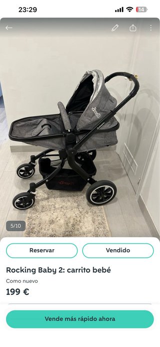 Carrello passeggino Rocking Baby 2