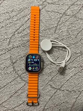 Smartwatch X8 Ultra 49mm Naranja Bluetooth.