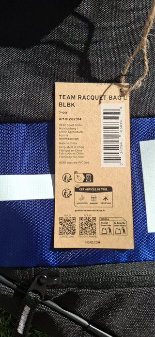 Bolsa de Tenis HEAD TEAM L BLBK