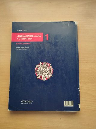 Libro Lengua Castella y Literatura 1º Bachillerato