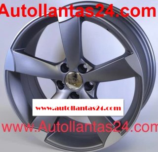Juego 4 llantas audi rootorsa antracita 18 r020448