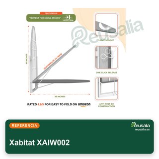 Xabitat tabla planchar plegable pared