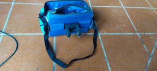 Bolsa Delantera Bicicleta Azul