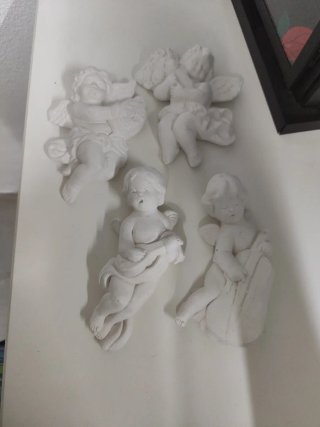 Figura Querubín Escayola