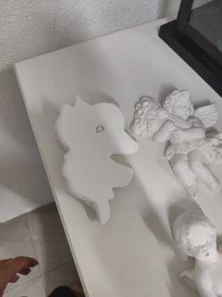 Figura Querubín Escayola