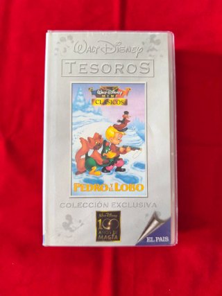 Película VHS Disney Pedro y el Lobo