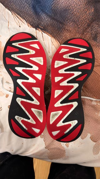 Zapatillas Adidas Rojas y Blancas