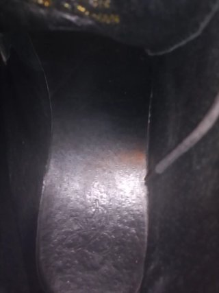 Zapatos-Botas Zara Piel Negra Caballero