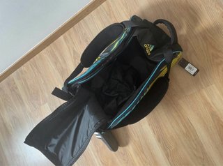 Paletero Adidas Negro y Amarillo