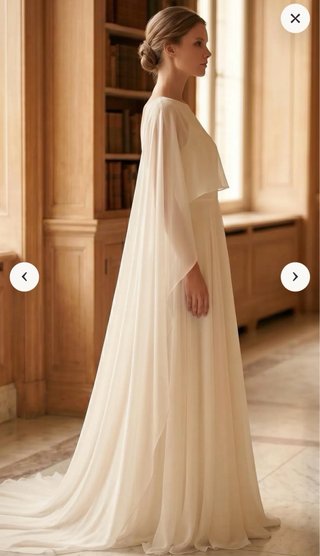 Capa Novia Blanca Talla Única