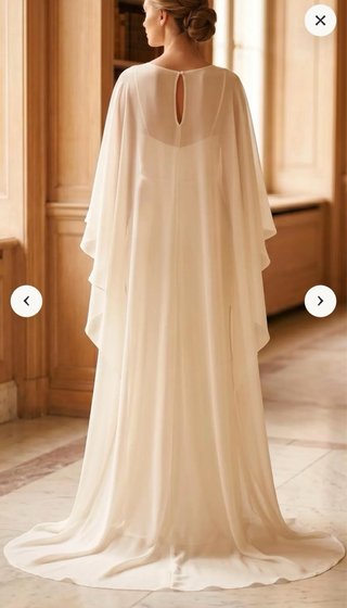 Capa Novia Blanca Talla Única