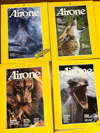 Lotto 12 Riviste AIRONE (1982-1987) pag. perfette!