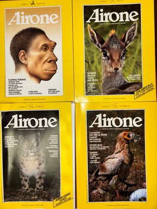 Lotto 12 Riviste AIRONE (1982-1987) pag. perfette!