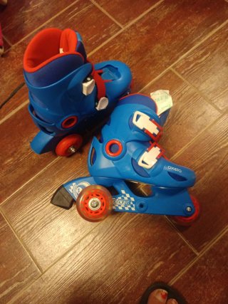 Patines Oxelo 3 Ruedas Azules