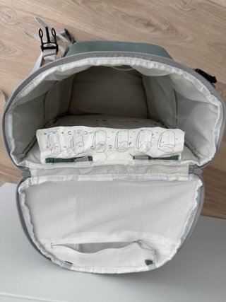 Mochila nevera Quechua 20L Ice Compact turquesa.