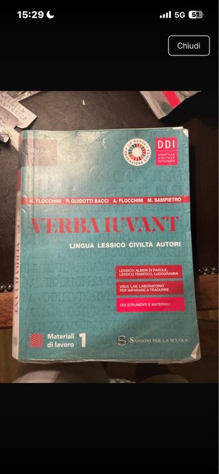 Verba iuvant lingua, lessico, civiltà, autori
