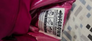 Pantalones de esquí Columbia Bugaboo rosas.