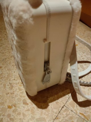 Joyero Peluche Cúbico Gaticornio Blanco