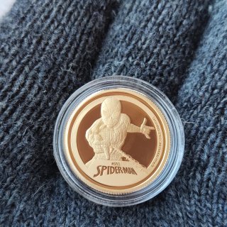 Moneda Oro Spiderman 1/4 oz