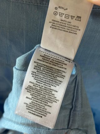 Camicia Polo Ralph Lauren blu in cotone