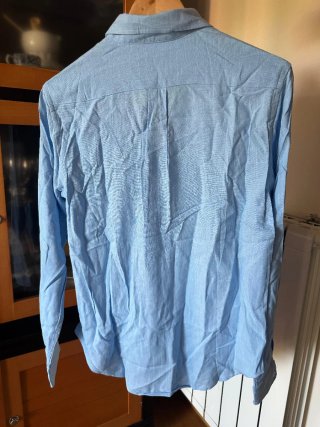 Camicia Polo Ralph Lauren blu in cotone