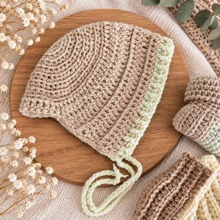 Set nascita scarpine muffole