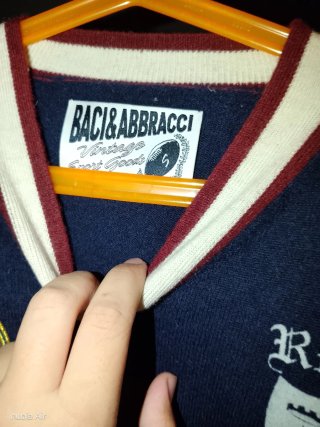 Felpa Baci & Abbracci Blu